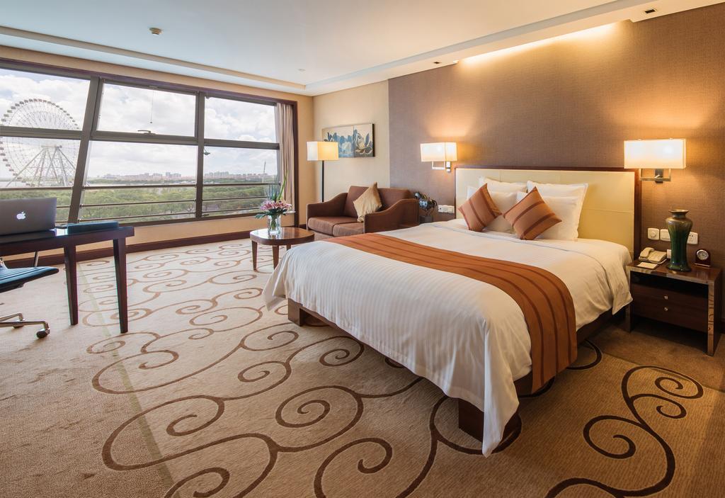 Jinji Lake Shilla Hotel Szucsou Szoba fotó
